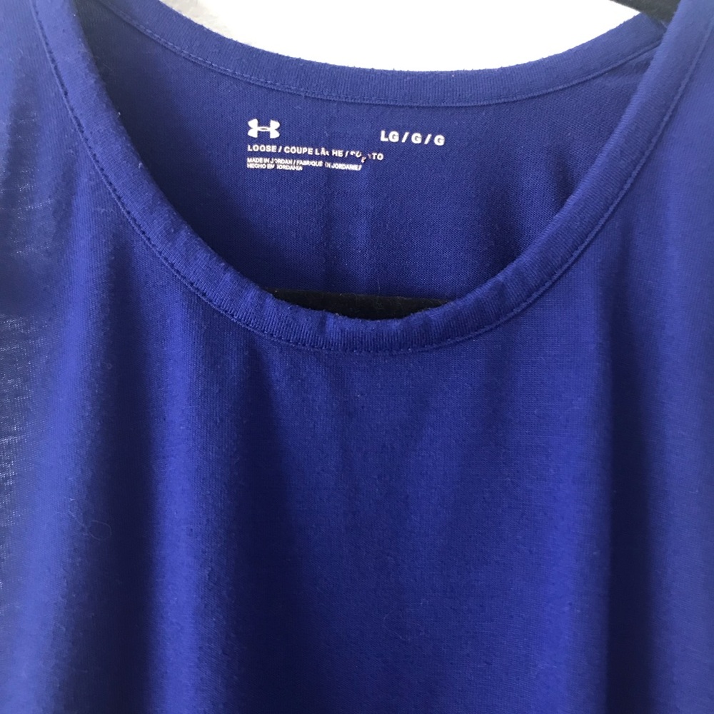 Under Armuor Athletic Tank Top Blue Women’s Size Large - Picture 5 of 8